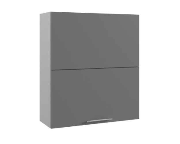 Ройс ВПГПМ 800 Шкаф верхний высокий Blum Aventos HF (Виноград софт/корпус Серый)