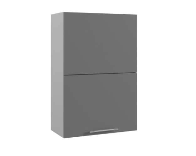 Ройс ПГПМ 600 Шкаф верхний с подъемным механизмом (Вино софт/корпус Серый)