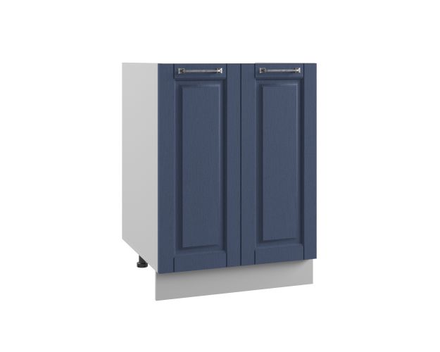 Гарда СМ 600 шкаф нижний мойка с 2-мя фасадами (Серый Эмалит/корпус Серый)